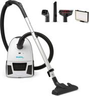 🧹 compact canister vacuum cleaner, simplicity jill: perfect for hardwood floors, rugs; dual certified hepa filtration, bagged logo