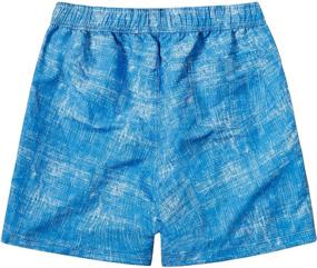 img 3 attached to SNOW DREAMS Boys Quick Dry Swim Trunks with Pocket - Lightweight Bathing Suits and Swim Shorts