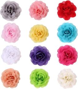 img 4 attached to 🌺 Colorful 12PCS Cat and Dog Collar Flowers with Bow Tie Charm - Ideal Grooming Accessories for Puppies and Kittens