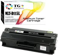 🖨️ tg imaging mltd115l toner replacement - high yield black toner 115l compatible with samsung mlt-d115l, printer model xpress m2820 m2870 m2820dw m2870fw printer logo