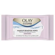 🌹 olay cleanse makeup remover wipes with rose water - pack of 25 logo