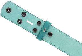 img 1 attached to 👗 Stylish and Versatile 1 1/2" Wide Casual Suede Leather Belt Strap for Women