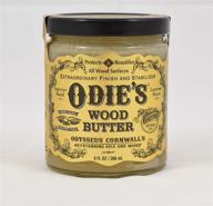 🪵 odie's wood butter 9oz - enhance and protect wood surfaces with odie's oil logo