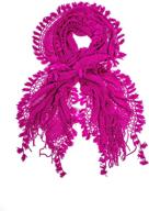 bohomonde bohomonde miranda ruffled tasseled women's accessories and scarves & wraps logo