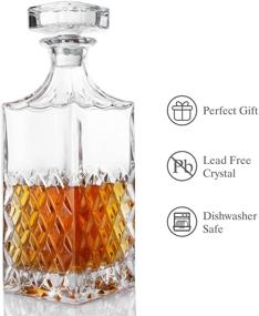 img 2 attached to 🥃 Exquisite Lighten Whiskey Decanter Crystal Stopper: A Must-Have Addition to Your Bar