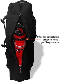 img 2 attached to 🏌️ Golf Bag Travel Cover - CaddyDaddy CDX-10