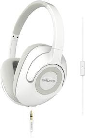 img 1 attached to Koss UR42iW White Over-Ear Headphones with In-Line Microphone, Touch Remote, Dual Choice Entry Cord, 3.5mm Plug – Wired