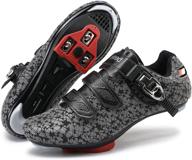 🚴 ultimate performance: mens road bike cycling shoes for indoor & outdoor riding - compatible with spd logo