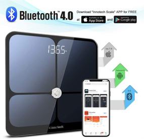 img 1 attached to 📊 Innotech Smart Bluetooth Body Fat Scale: Analyzing Body Composition, BMI, and Health with Free APP – Compatible with Fitbit, Apple Health, and Google Fit