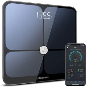 img 4 attached to 📊 Innotech Smart Bluetooth Body Fat Scale: Analyzing Body Composition, BMI, and Health with Free APP – Compatible with Fitbit, Apple Health, and Google Fit