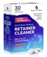 🦷 effervescent retainer & denture cleaner tablets - 30 count - 1 month supply - eliminates stains, discoloration, odors, & plaque - ideal for clear aligners, mouth & night guards, and all dental/oral appliances logo