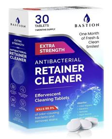 img 3 attached to 🦷 Effervescent Retainer & Denture Cleaner Tablets - 30 Count - 1 Month Supply - Eliminates Stains, Discoloration, Odors, & Plaque - Ideal for Clear Aligners, Mouth & Night Guards, and All Dental/Oral Appliances