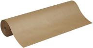 📦 pacon natural kraft heavyweight paper roll - ideal for art, crafts, and packaging, 3-feet by 500-feet (5837) logo