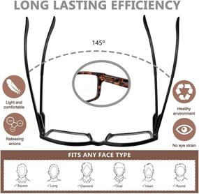 img 1 attached to Reading Glasses Blocking Readers 1 75