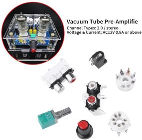 img 3 attached to 🎛️ TOPINCN 6J1 Vacuum Electron Tube Valve Preamp Amplifier Board Headphone Amp Parts Preamplifier Musical Fidelity Kit AC12V 0.8A" - "TOPINCN 6J1 Vacuum Electron Tube Valve Preamp Amplifier Board Headphone Amp Parts Preamplifier Kit, Musical Fidelity, AC12V 0.8A