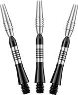 🎯 viper spinster yukon aluminum dart shaft: in-between (inb), black, pack of 3 логотип