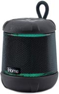 experience ultimate versatility with ihome ibt155: weather 🔊 tough color changing floating waterproof wireless speaker & subwoofer logo