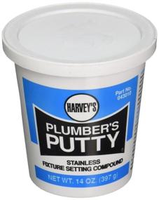 img 1 attached to 🔧 2 Pack of WM Harvey 043010 Stainless Fixture Setting Compound: Plumbers Putty, 14 oz