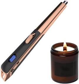 img 4 attached to 🕯️ Megainvo Электрический Зажигалка для свечей: USB-заряжаемая дуговая плазменная зажигалка для свечей, газовых грилей, кухонь, плит, кемпинга и фейерверков