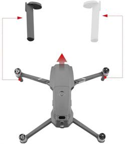 img 4 attached to 🔧 Mavic 2 Pro Zoom Drone Repair Parts: Left Front Leg Foot Accessory - Replacement Landing Gear