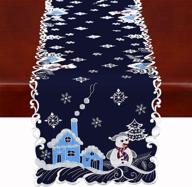 🎅 charming simhomsen snowman embroidered christmas holidays delight logo