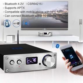 img 1 attached to Беспроводной Bluetooth-усилитель 80 Вт с регулируемым усилителем