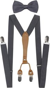 img 4 attached to 👔 Doloise Men's Wedding Accessories: Stylish Suspenders, Bowtie, Elastic Ties, Cummerbunds & Pocket Squares