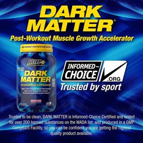img 1 attached to 🏋️ MHP Dark Matter Post Workout Recovery Accelerator w/ Multi Phase Creatine, Waxy Maize Carbohydrate, 6g Essential Amino Acids (EAAs), Fruit Punch Flavor, 20 Servings, 55 Oz