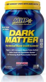 img 4 attached to 🏋️ MHP Dark Matter Post Workout Recovery Accelerator w/ Multi Phase Creatine, Waxy Maize Carbohydrate, 6g Essential Amino Acids (EAAs), Fruit Punch Flavor, 20 Servings, 55 Oz