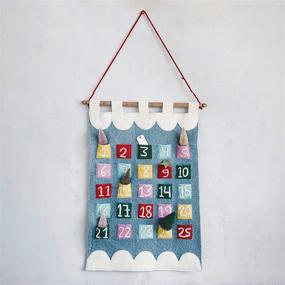 img 1 attached to Creative Co Op Calendar Embroidery Hangings