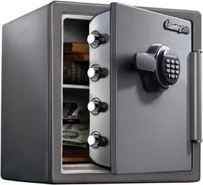img 4 attached to 🔒 SentrySafe SF123ES Fireproof Safe with Digital Keypad 1.23 Cubic Feet, Black: Secure Your Valuables with Confidence