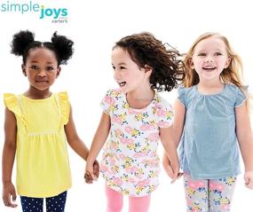 img 3 attached to 👚 Simple Joys Carters Toddler 3 Pack Girls' Clothing: Tops, Tees & Blouses for Effortlessly Stylish Little Ones