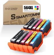 🖨️ s smartomni compatible 564 xl ink cartridge replacement for hp 564xl - 12-pack for hp photosmart printers logo