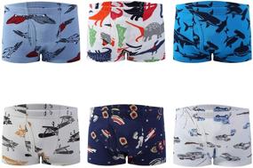 img 3 attached to Taxzode Toddler Cartoon Underwear - Assorted Boys' Clothing for Comfortable & Cute Style