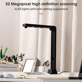 img 2 attached to 📷 iOCHOW S5 Document Camera & Book Scanner: 22MP HD USB Portable Auto-Flatten & Deskew Technology, A3 Size, Multi-Language OCR, SDK & Twain Compatible for Teachers and Online Teaching