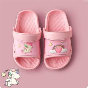 img 3 attached to Удобные и стильные детские непромокаемые босоножки Holynissl Toddler Boys с противоскользящей подошвой