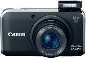 img 4 attached to 📷 Цифровая камера Canon PowerShot SX210 IS (черный) - 14,1МП, 14-кратное увеличение, высококачественные изображения