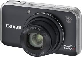 img 1 attached to 📷 Цифровая камера Canon PowerShot SX210 IS (черный) - 14,1МП, 14-кратное увеличение, высококачественные изображения