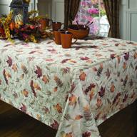 impress with elegance: benson mills jacquard tablecloth 60 inch - elevate your dining experience! logo