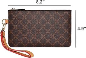 img 1 attached to Rauder Luxury Wristlet Pouch Clutch Women's Handbags & Wallets