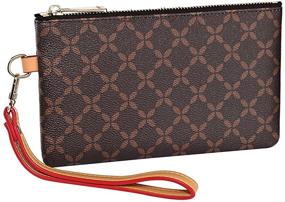 img 2 attached to Rauder Luxury Wristlet Pouch Clutch Women's Handbags & Wallets