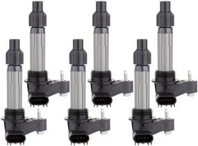 img 2 attached to 🔥 Premium Pack of 6 Ignition Coils for Cadillac, Chevy, Buick, GMC, Pontiac, Saturn, Suzuki (2007-2015) - UF569 C1555 Compatible