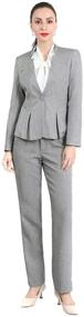 img 2 attached to 💼 YUNCLOS Women's Stylish Business Suit Set: Work Blazer and Pant Combo for Office Lady