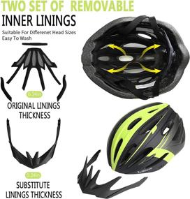 img 2 attached to 🚴 Adjustable Road Cycling Bicycle Helmet with Detachable Visor - JetBlaze Lightweight Helmet for Men, Women, and Youth