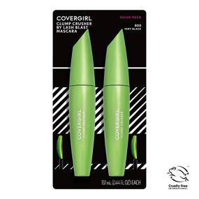 img 2 attached to Тушь для ресниц COVERGIRL Lash Blast Clump Crusher - двойной набор, очень черный, 0,44 жидк. унц. (упаковка из 2)