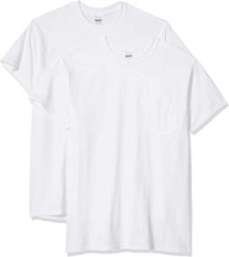 img 2 attached to Gildan Cotton Pocket T-Shirt 2-Pack