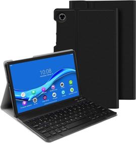 img 4 attached to 💻 Lenovo Tab M10 FHD Plus Keyboard Case 10.3 Inch (TB-X606F / TB-X606X) - Slim, Lightweight Smart Cover with Detachable Wireless Bluetooth Keyboard for Lenovo Tab M10 Plus