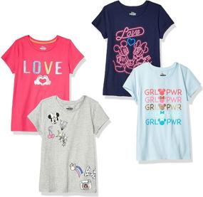 img 4 attached to Discover Spotted Zebra Disney Short Sleeve T Shirts for Girls – Fashionable and Comfortable!