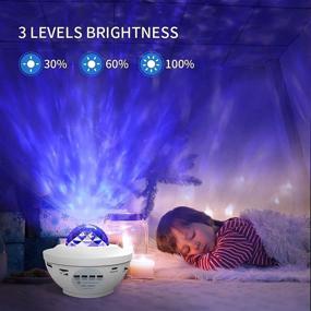 img 2 attached to 3-in-1 Galaxy Projector for Bedroom by Myriad365: Starry Night Light Projector with Bluetooth Speaker & Remote, Galaxy Night Light with Constellation, Nebula, and Ocean Wave Effects – Sky Star Projector Light