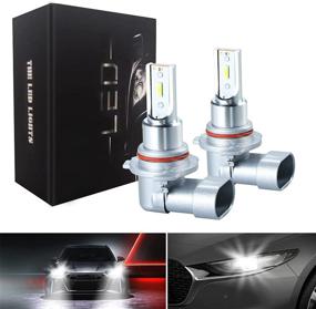 img 4 attached to 💡 9006 HB4 LED Fog Light Bulbs - Ultra Bright 6000K White Xenon Lamps (Pack of 2)